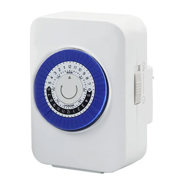 Presa timer meccanica programmabile per regolare facilmente cicli di accensione/spegnimento