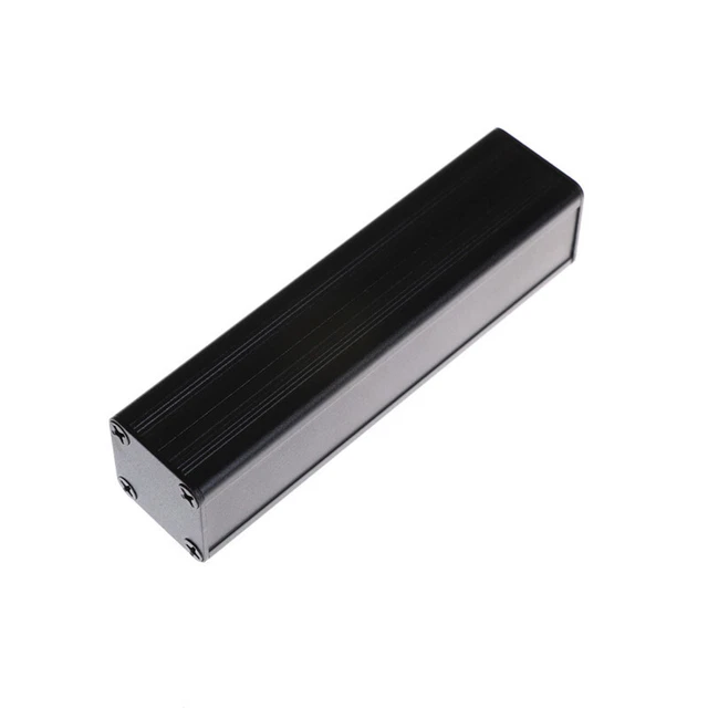 Scatola in alluminio PCB estruso 100 * 25 mm custodia elettronica progetto ~^