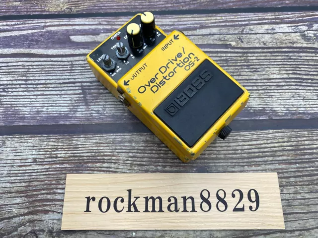 Boss OS-2 Overdrive/Distortion Guitar Effect Pedal from japan