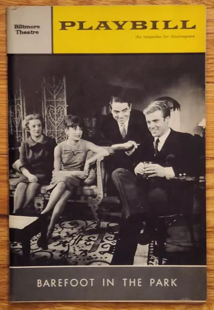 Barefoot in the Park Playbill March 1964 Robert Redford Elizabeth Ashley NYC