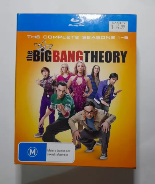 The Big Bang Theory The Complete Seasons 1-5 Blu Ray Box Set TV Series Region B