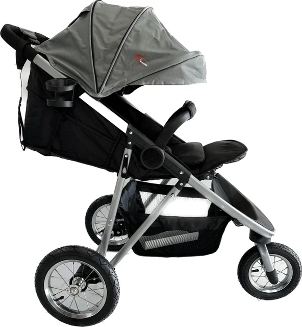 NEW MAMAKIDDIES 3 Wheel Baby Pram Buggy Kid Baby Stroller Jogger