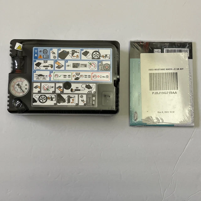 2023 FORD MUSTANG MachE Tire Repair Kit Air Pump Sealant Compressor