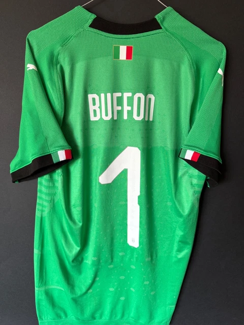 Maillot de gardien de but italien autographié par Gianluigi