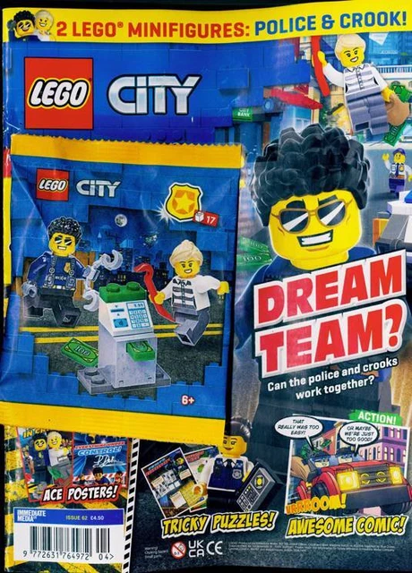 LEGO CITY DREAM Team Comic Puzzle Posters tricky Police Issue 62