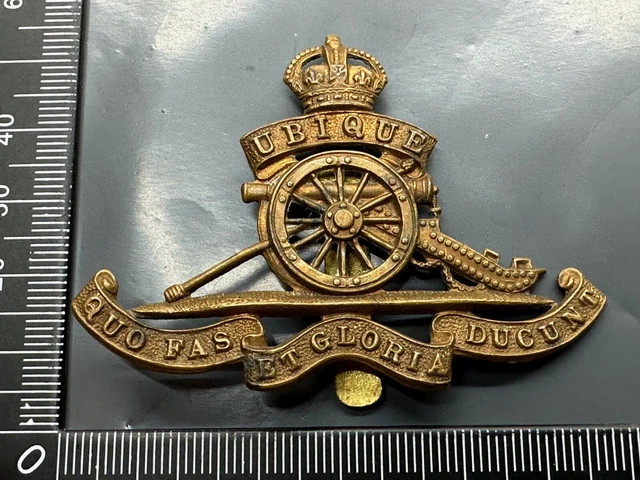 ORIGINAL WW1/WW2 BRITISH Army Royal Artillery Cap Badge £9.99 - PicClick UK