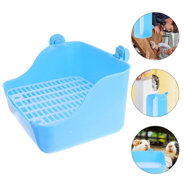 Inodoro de arena de esquina entrenador para inodoro de encaje para jerbo hámster animal pequeño