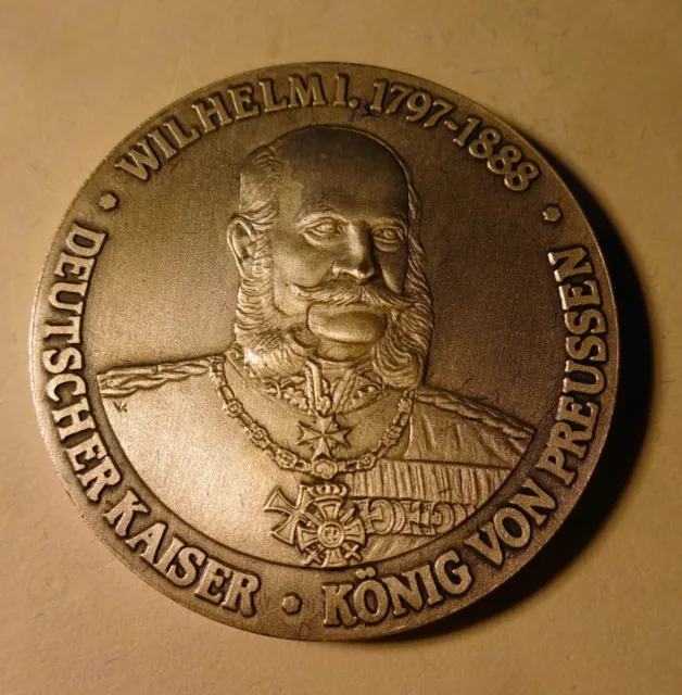Medaille KAISER WILHELM I. 1797-1888 KÖNIG VON PREUSSEN DREIKAISERJAHR