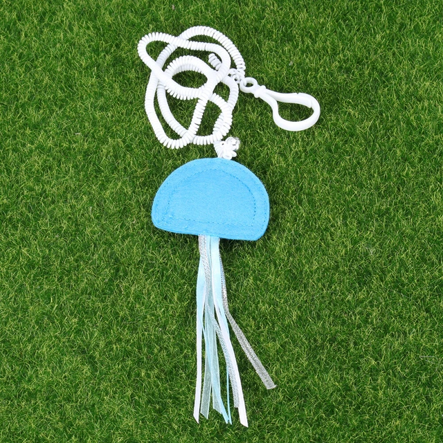 Kitten Feather Toy Cat Interactive Stick Blue Toy Shape Toys The Cat