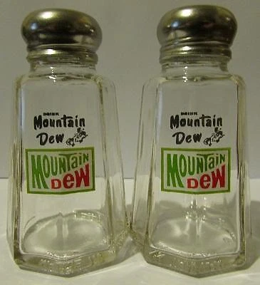 Up4Bid Charming Set of 2 Mt. Dew Hillbilly Salt and Pepper Shakers
