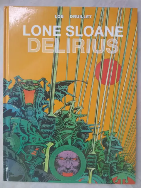 Cómics de tapa dura de Lone Sloane Delirius de gran tamaño de titanio