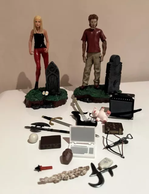 1999 Moore Collectibles Buffy the Vampire Slayer Action Figures Accessories Oz