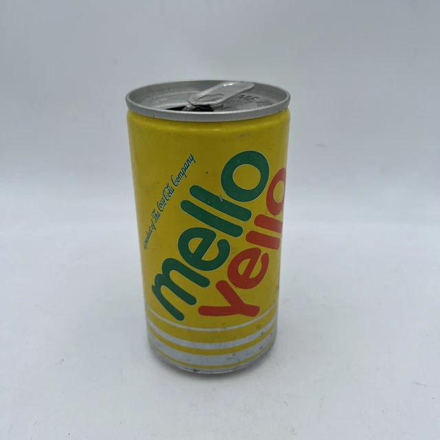 VINTAGE MELLO YELLO Soda Aluminum Can Coca Cola 7.50 PicClick
