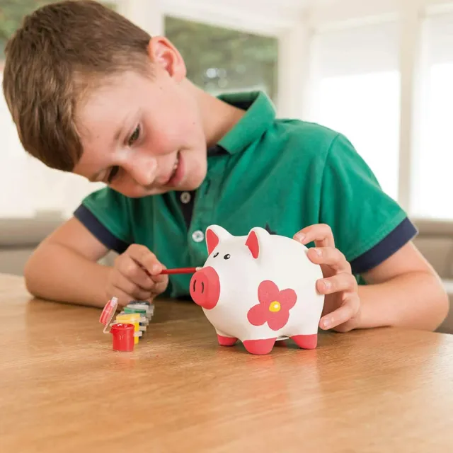 MADE IT! SALVADANAIO per Bambini Piggy Bank Decorare Colorare Tempere  Giocattolo EUR 19,90 - PicClick IT