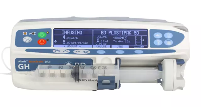 Syringe Driver Alaris GH PLUS / GUARDRAILS Carefusion Syringe Pump