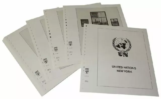 Lindner-T compléments Feuillet miniatures des Nations Unies NEW YORK 2018 feuill