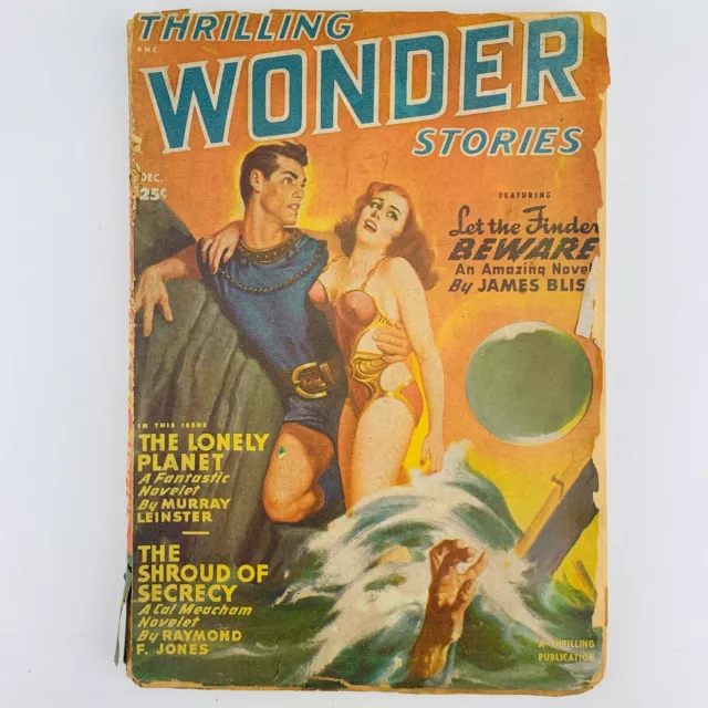 THRILLING WONDER STORIES - 1949 DEC - Vol.35 No.2 - Vintage Pulp