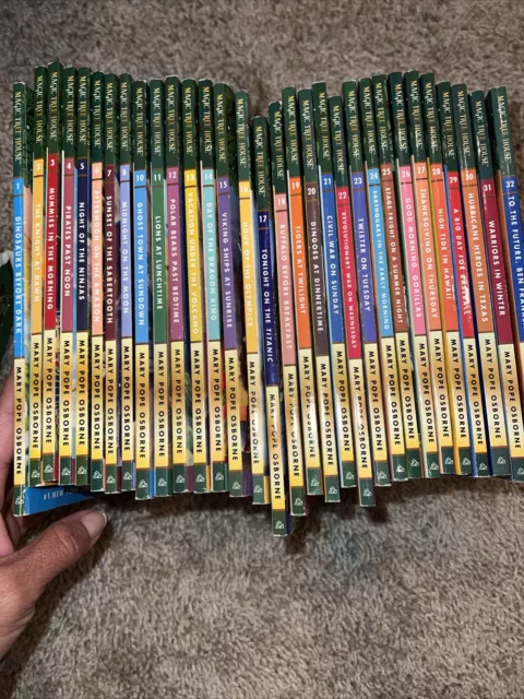 Huge Lot Magic Tree House By Mary pope Osborne Books: 1-32