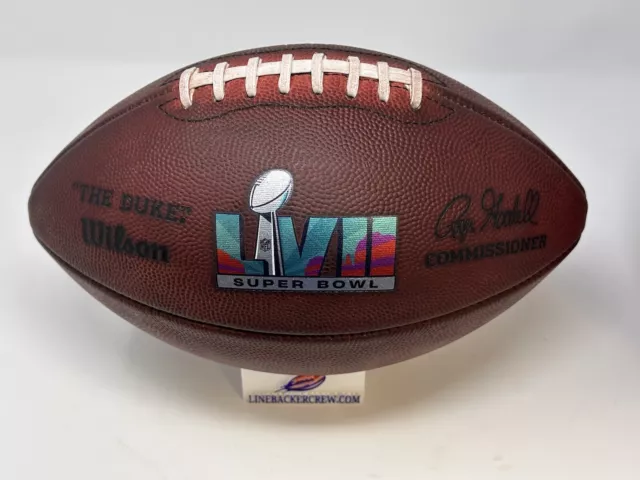 Super Bowl LVII Official Wilson The Duke Game Ball Football - GAME PREPPED