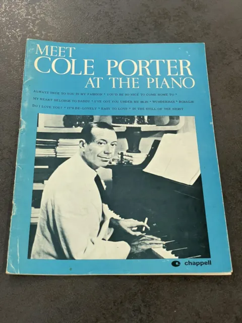 Livre Livret Partition Musique ancien Meet Cole Porter At The Piano Chappell
