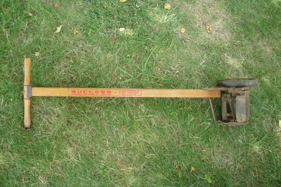 Antique Wooden American Lawnmower Wood Lawn Mower Shipping Available $$
