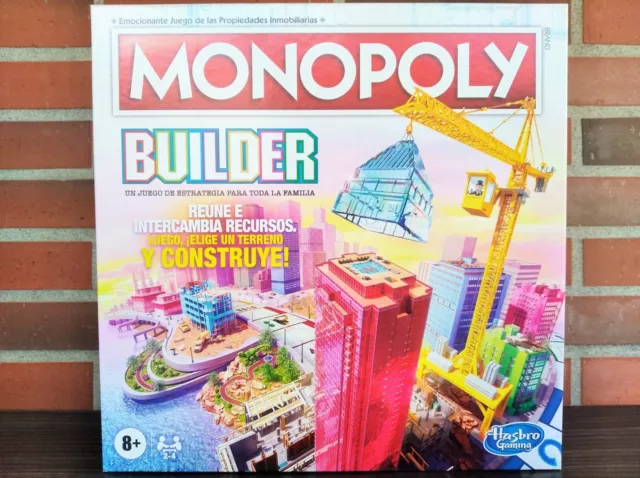 Monopoly Builder Juego De Mesa de Hasbro