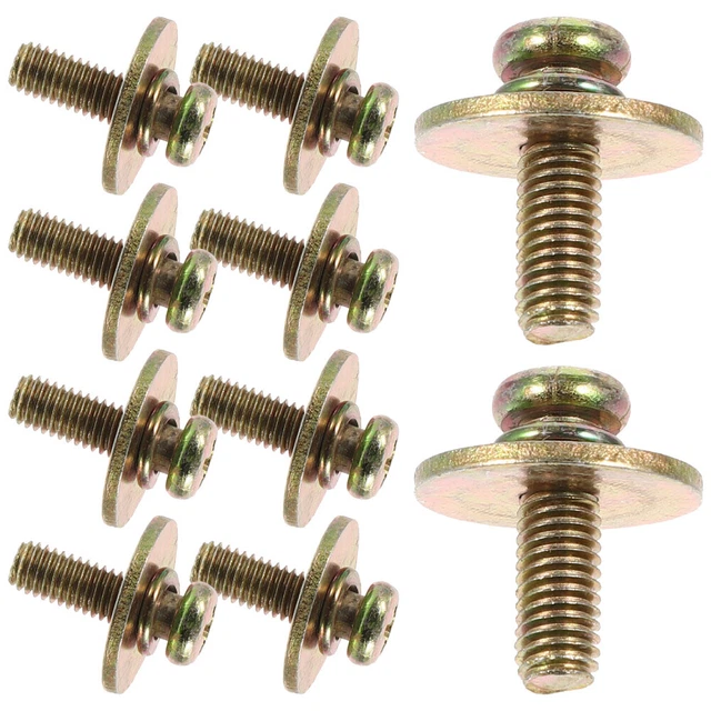 5 Paires De Clips De Montage Moteur Pour Peugeot 206 207 406 407 806 807 - Alliage Aluminium - Taille Vis 16x20mm - 4