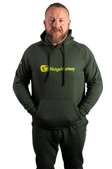 RidgeMonkey Heavyweight Hoody - Green - All Sizes - Carp Fishing - NEW