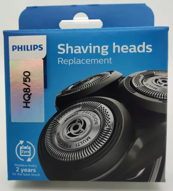 Genuine PHILIPS HQ8 REPLACEMENT HEADS BLADE HQ 8 PHILISHAVE Foils and Blades 3