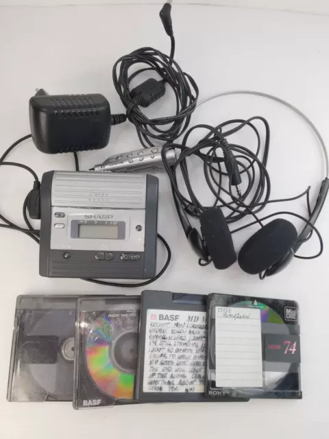 Sharp Minidisc MD-MT290H(BK) MiniDisc MiniDisk Recorder