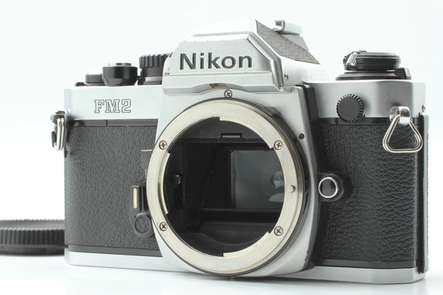 [Near MINT] Nikon New FM2 FM2N Silver 35mm SLR Film Camera Body From JAPAN