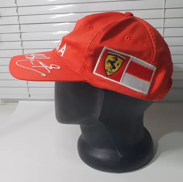 Michael Schumacher Ferrari DEKRA F1 Formel 1 Team Vintage Hut Mütze...