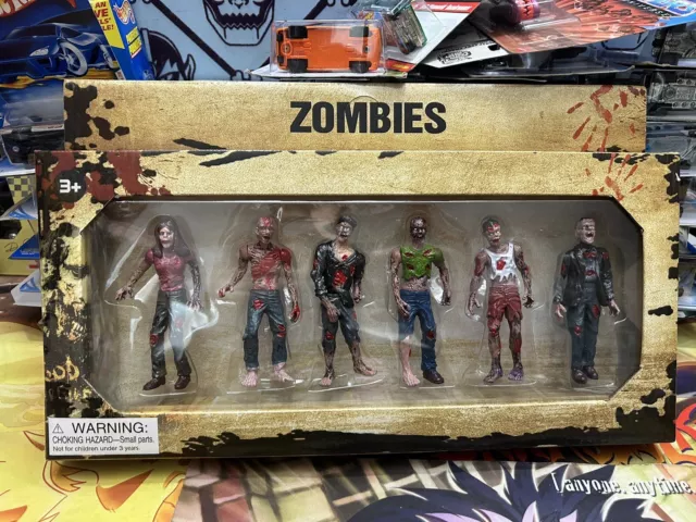 6Pcs Walking Corpses Model Terror Zombies Kids Children Action Figure Toys  Dolls 