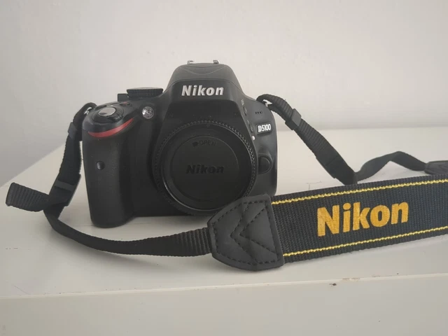 Nikon D5100 DSLR Camera 16.2MP Body With Battery And Strap W/ 8350 Shutter Count