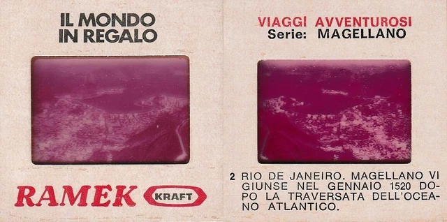 Diapositiva Formaggini Ramek Kraft - Viaggi Avventurosi Serie Magellano N. 2