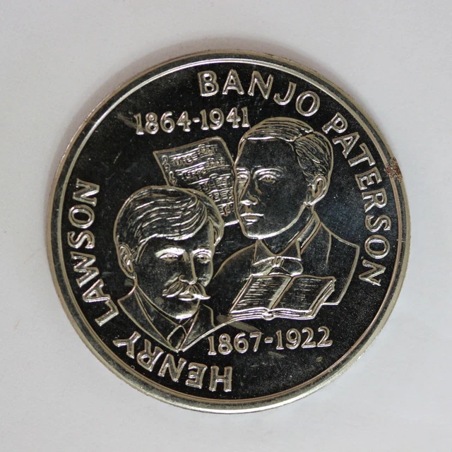 banjo paterson & henry lawson Australia 200 Years Medal UNC (3462275/Q4)