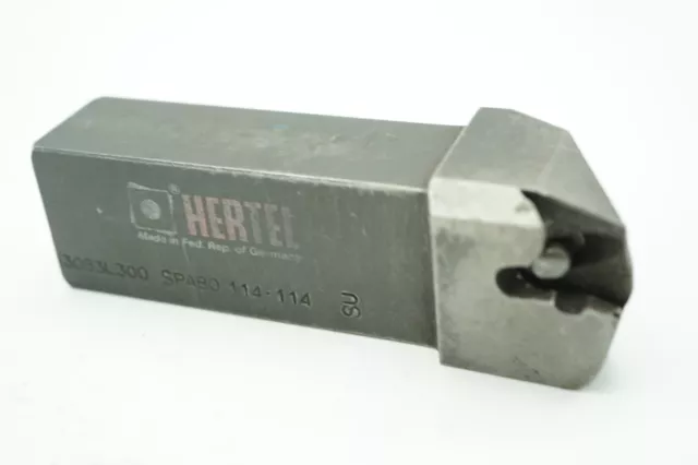 1x   Hertel 53083L300 SPABO 114-114 Drehstahl   Klemmhalter  Drehhalter