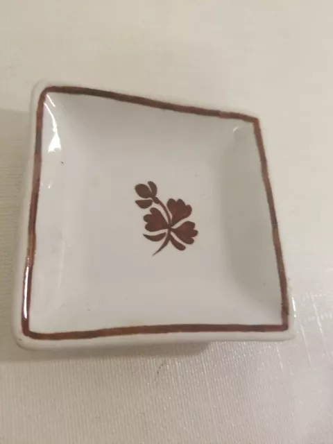 Copper Lustre Tea Leaf Royal Ironstone Butter Pat England