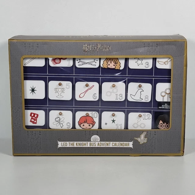 HARRY POTTER KNIGHT Bus Wooden Advent Calendar New £14.99 PicClick UK