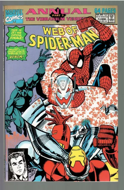 Web of Spider-Man Annual #7 1991 VF+NM (Marvel)