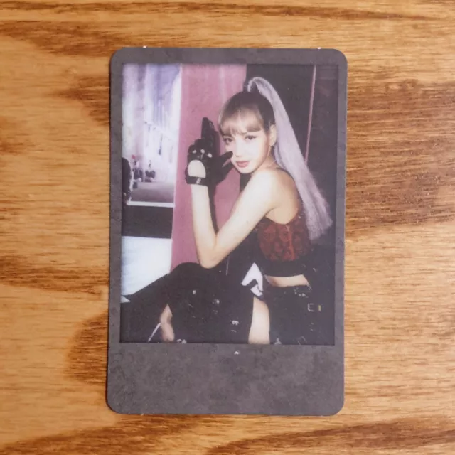 Lisa Official Polaroid Photocard BlackPink 2nd Mini Album Kill This Love Kpop