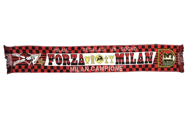 RARE SCARF SCIARPA Echarpe Ultras Milan Ac Milano 1992-1993 Rossoneri Curva Tifo EUR 19,95 - FR