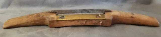 Antique Wood Wooden Spoke Shave Primitive Woodworking Tool, 11 1/2"
