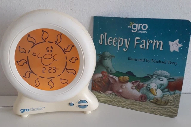 Orologio Gro Sleep Trainer Timer Sveglia Bambini Orologio Grande + Libro The Gro Company