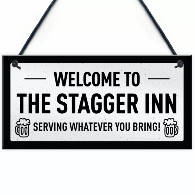 Funny HOME BAR Sign PERSONALISED Any Name Man Cave Pub Garden Sign