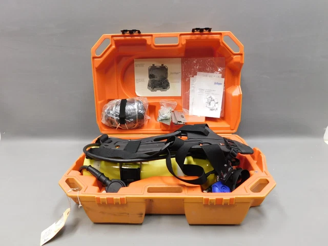 NEW Draeger AirBoss Evolution SCBA w/ Tank, Case, Mask, Backpack, Wall Mount Kit