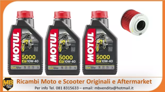 Kit Tagliando Bmw F 650 Gs 2000 2001 2002 2003 Motul 10W40 + Filtro Olio