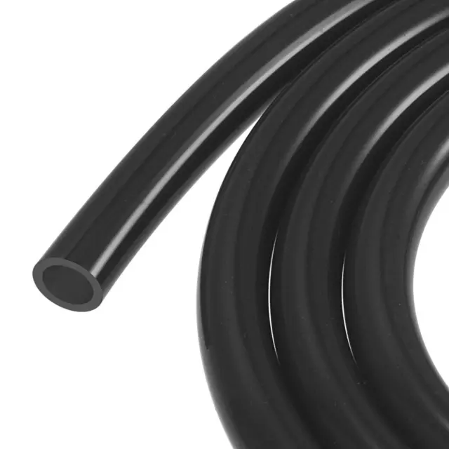 Silicone Tuyau Tube 10mm Dia Interne 14mm Dia Externe 8Pied Noir pour Air Tube