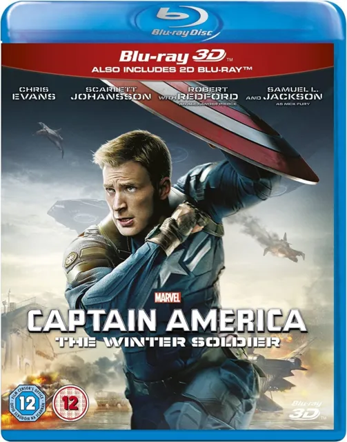 Captain America: The Winter Soldier (Blu-ray 3D + Blu-ray) - Brand New & Sealed 2