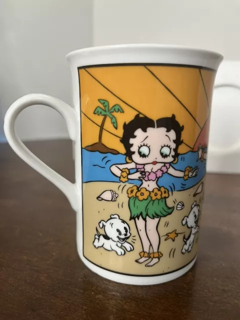 Danbury Mint Betty Boop Porcelain Collector Mug-"Aloha Betty"